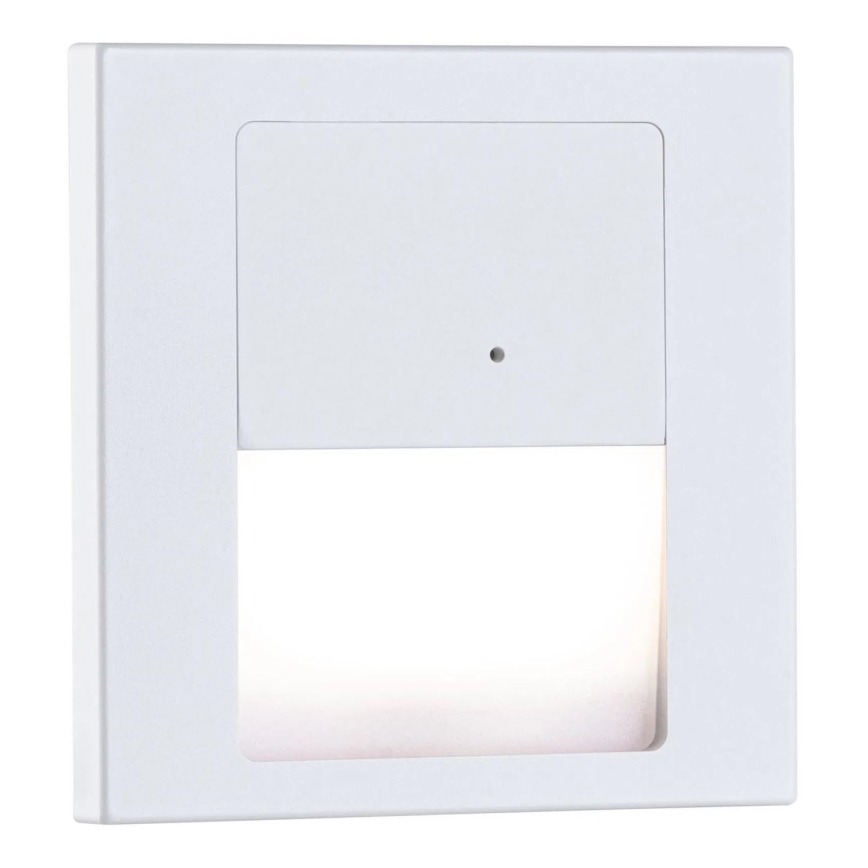 Paulmann 80002 - LED/1W Φωτιστικό σκάλας με αισθητήρα TSARO 230V Lead/λευκό