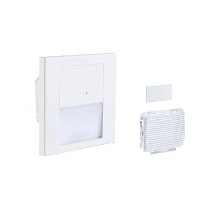 Paulmann 80002 - LED/1W Φωτιστικό σκάλας με αισθητήρα TSARO 230V Lead/λευκό