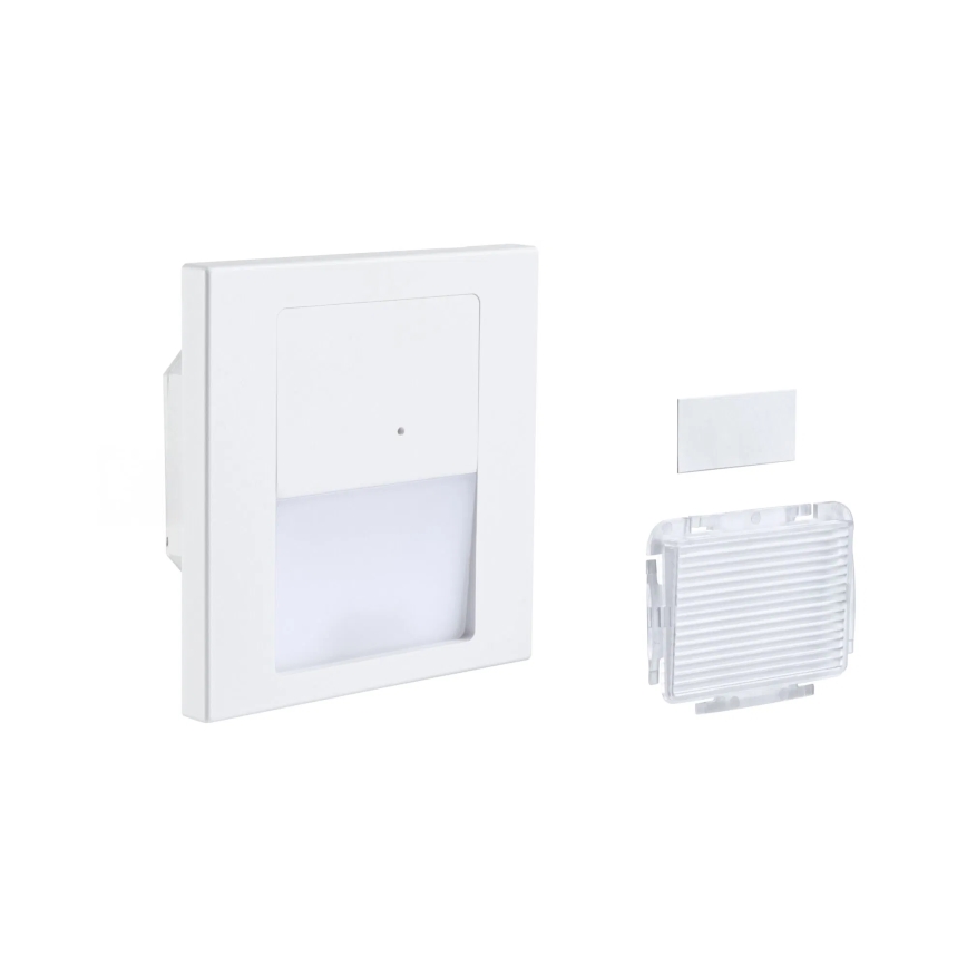 Paulmann 80002 - LED/1W Φωτιστικό σκάλας με αισθητήρα TSARO 230V Μολύβδινο/λευκό