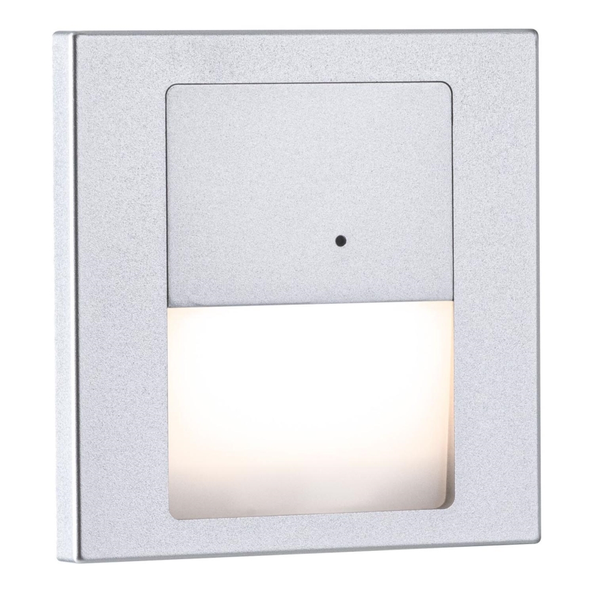 Paulmann 80003 - LED/1W Φωτιστικό σκάλας με αισθητήρα TSARO 230V Lead/ματ χρώμιο