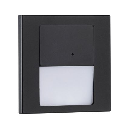 Paulmann 80004 - LED/1W Φωτιστικό σκάλας με αισθητήρα TSARO 230V Lead/μαύρο