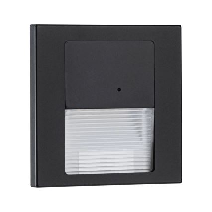 Paulmann 80004 - LED/1W Φωτιστικό σκάλας με αισθητήρα TSARO 230V Lead/μαύρο