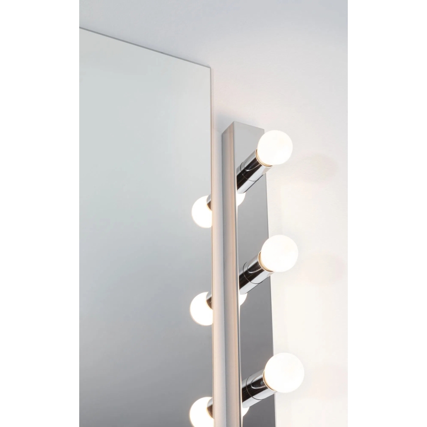 Paulmann 80096 - 3xE14/40W IP44 Φωτιστικό καθρέφτη μπάνιου REGULA 230V γυαλιστερό χρώμιο