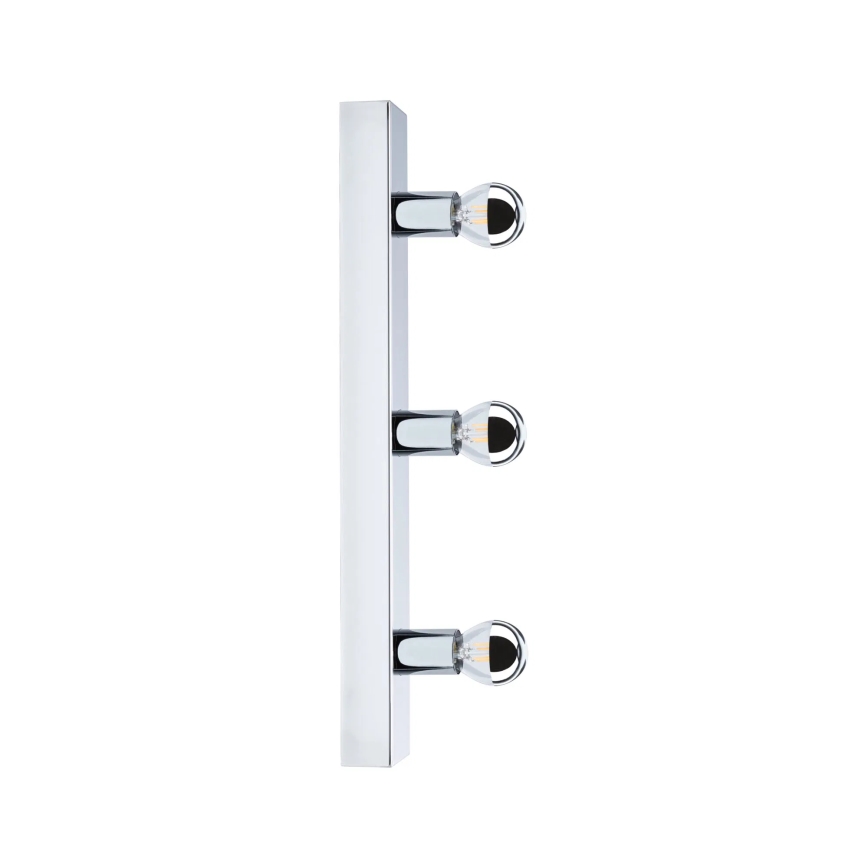 Paulmann 80096 - 3xE14/40W IP44 Φωτιστικό καθρέφτη μπάνιου REGULA 230V γυαλιστερό χρώμιο