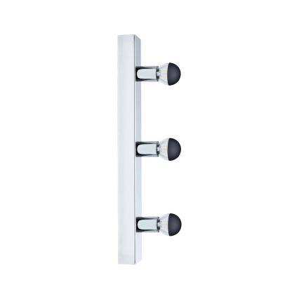 Paulmann 80096 - 3xE14/40W IP44 Φωτιστικό καθρέφτη μπάνιου REGULA 230V γυαλιστερό χρώμιο