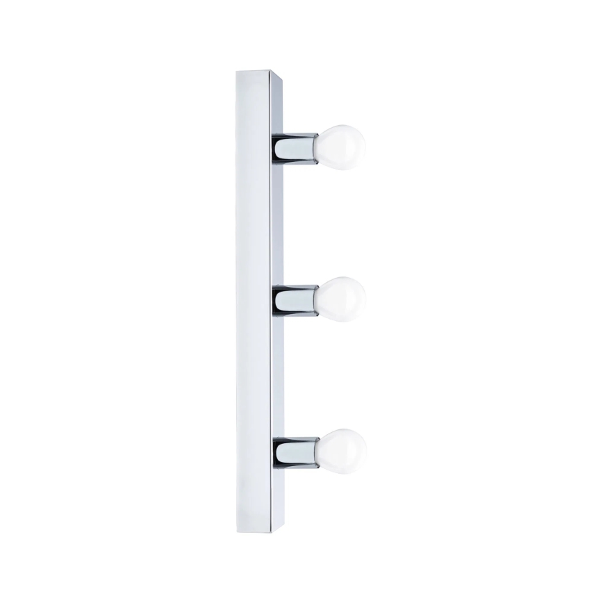 Paulmann 80096 - 3xE14/40W IP44 Φωτιστικό καθρέφτη μπάνιου REGULA 230V γυαλιστερό χρώμιο