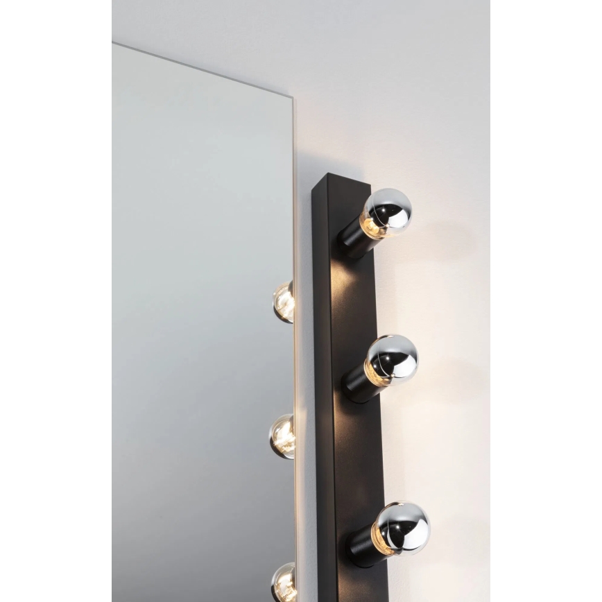 Paulmann 80097 - 3xE14/40W IP44 Φωτιστικό καθρέφτη μπάνιου REGULA 230V μαύρο