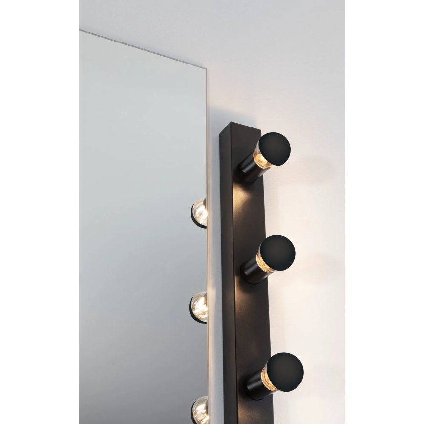 Paulmann 80097 - 3xE14/40W IP44 Φωτιστικό καθρέφτη μπάνιου REGULA 230V μαύρο