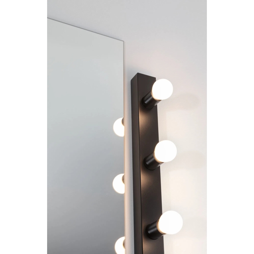 Paulmann 80097 - 3xE14/40W IP44 Φωτιστικό καθρέφτη μπάνιου REGULA 230V μαύρο