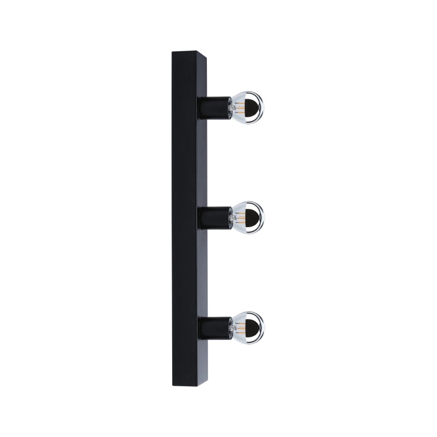 Paulmann 80097 - 3xE14/40W IP44 Φωτιστικό καθρέφτη μπάνιου REGULA 230V μαύρο