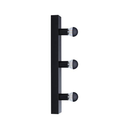 Paulmann 80097 - 3xE14/40W IP44 Φωτιστικό καθρέφτη μπάνιου REGULA 230V μαύρο