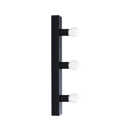 Paulmann 80097 - 3xE14/40W IP44 Φωτιστικό καθρέφτη μπάνιου REGULA 230V μαύρο