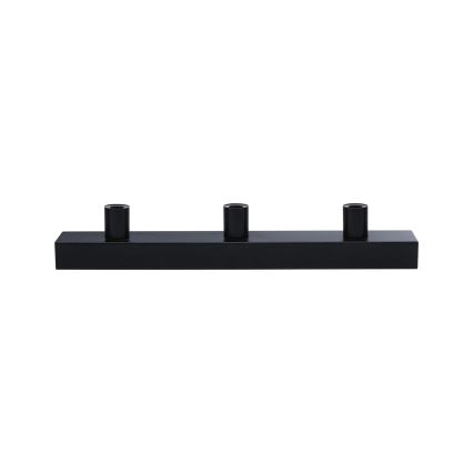Paulmann 80097 - 3xE14/40W IP44 Φωτιστικό καθρέφτη μπάνιου REGULA 230V μαύρο