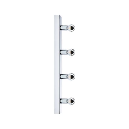 Paulmann 80098 - 4xE14/40W IP44 Φωτιστικό καθρέφτη μπάνιου REGULA 230V γυαλιστερό χρώμιο