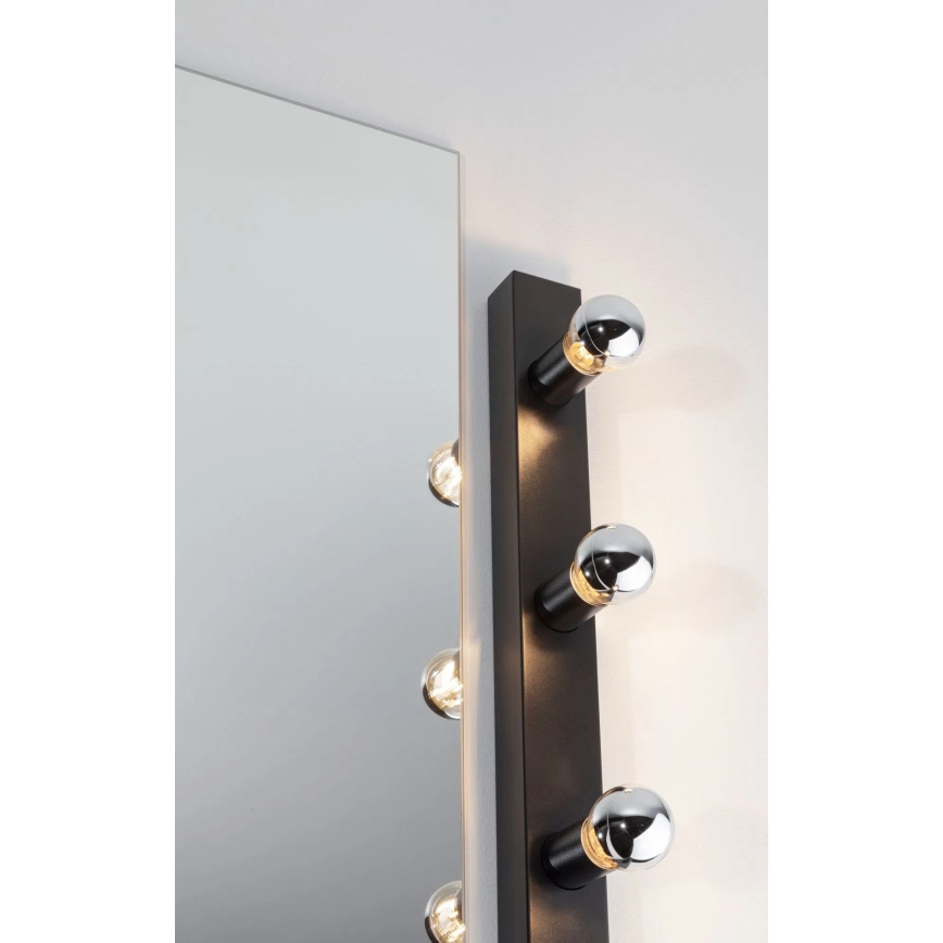 Paulmann 80099 - 4xE14/40W IP44 Φωτιστικό καθρέφτη μπάνιου REGULA 230V μαύρο