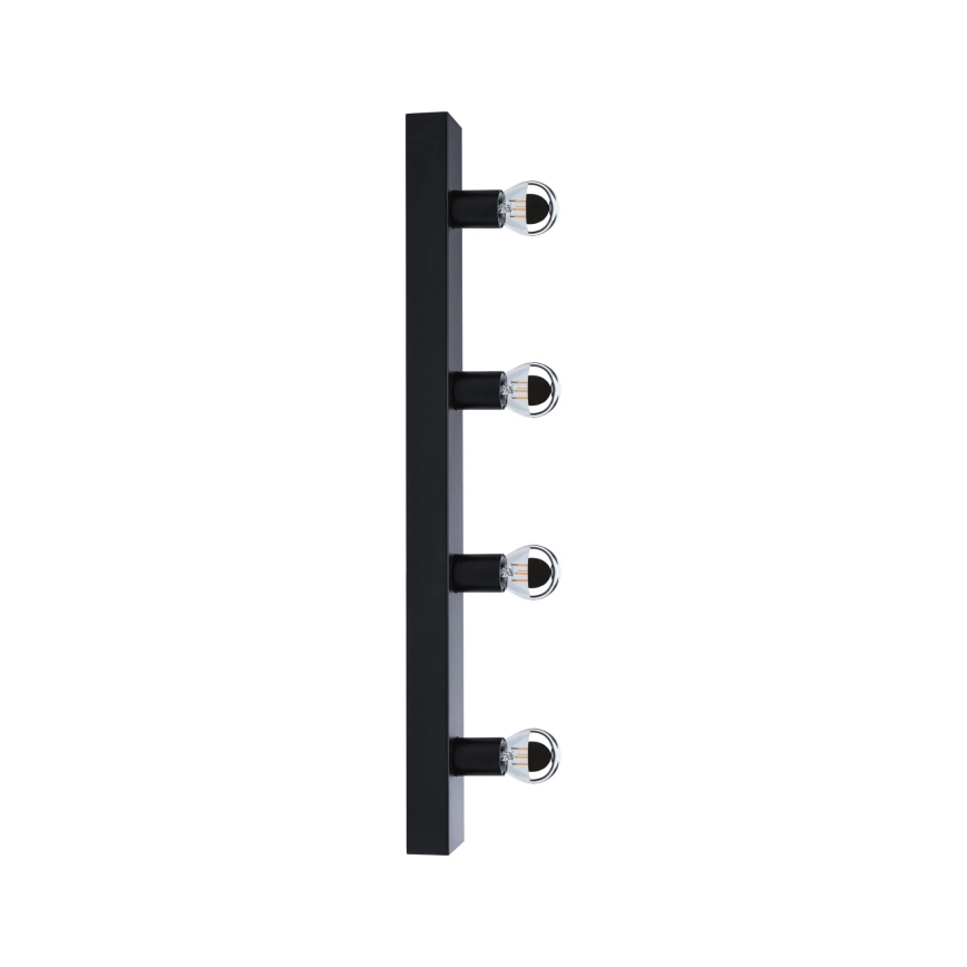 Paulmann 80099 - 4xE14/40W IP44 Φωτιστικό καθρέφτη μπάνιου REGULA 230V μαύρο