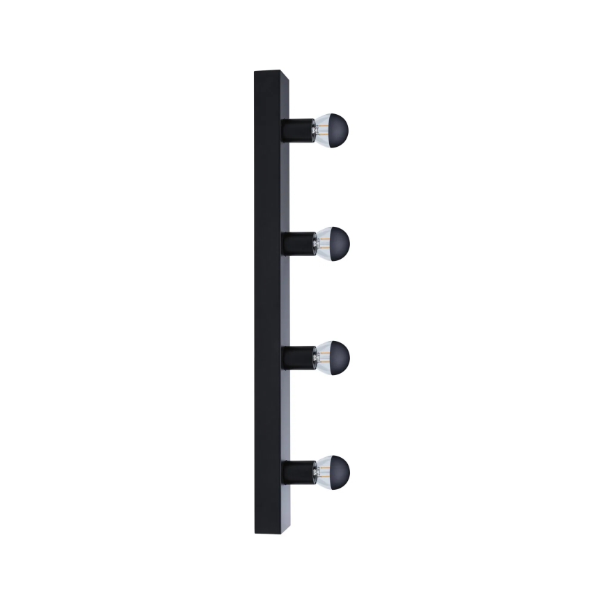 Paulmann 80099 - 4xE14/40W IP44 Φωτιστικό καθρέφτη μπάνιου REGULA 230V μαύρο