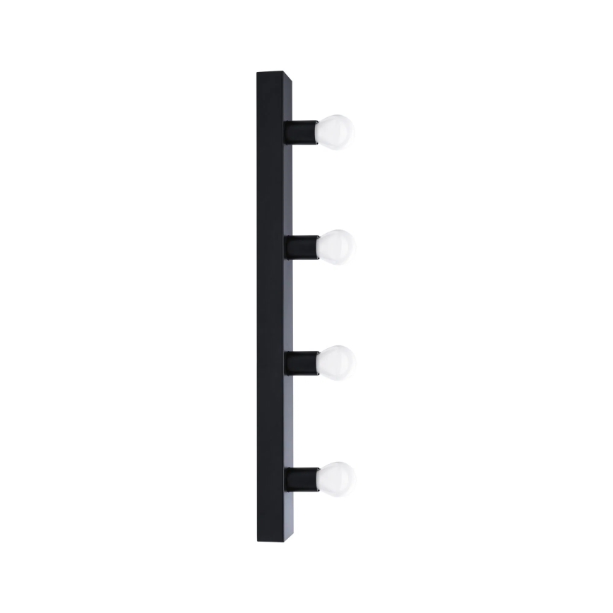Paulmann 80099 - 4xE14/40W IP44 Φωτιστικό καθρέφτη μπάνιου REGULA 230V μαύρο