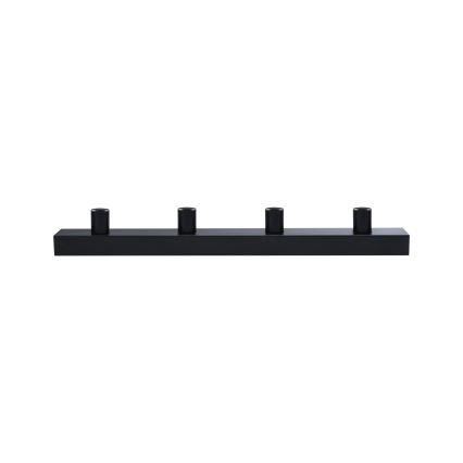Paulmann 80099 - 4xE14/40W IP44 Φωτιστικό καθρέφτη μπάνιου REGULA 230V μαύρο