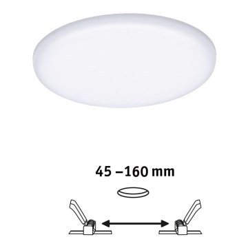 Paulmann 92389 - LED/17W IP44 Χωνευτό φως μπάνιου VARIFIT 230V