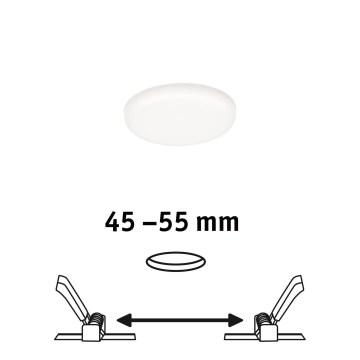 Paulmann 92390 - LED/4,5W IP44 Χωνευτό φως μπάνιου VARIFIT 230V