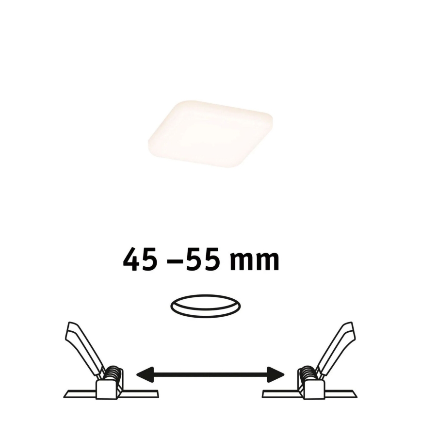 Paulmann 92393 - LED/4,5W IP44 Χωνευτό φως μπάνιου VARIFIT 230V