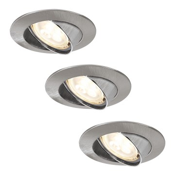 Paulmann 92533 - ΣΕΤ 3xLED-GU10/4W Κρεμαστό φως οροφής μπάνιου dimmer PREMIUM 230V