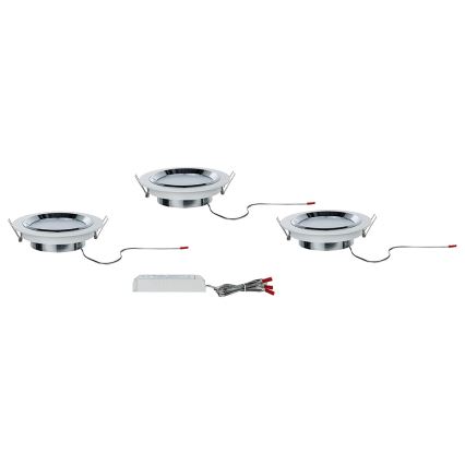 Paulmann 92693 - ΣΕΤ 3xLED/8W Χωνευτό φωτιστικό οροφής dimming PREMIUM LINE 230