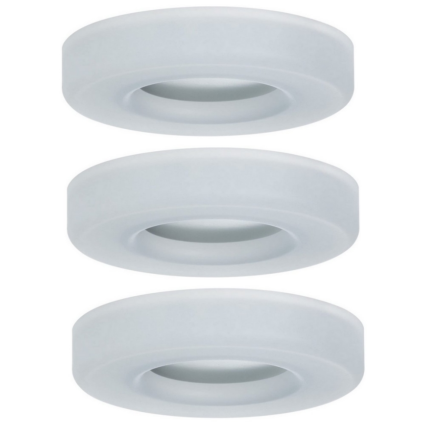 Paulmann 92704 - ΣΕΤ 3xLED/5,5W Χωνευτά φωτιστικά οροφής BAGEL 230V