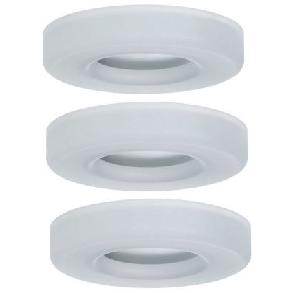 Paulmann 92704 - ΣΕΤ 3xLED/5,5W Χωνευτά φωτιστικά οροφής BAGEL 230V