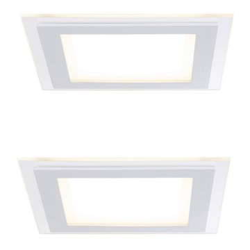 Paulmann 92706 - ΣΕΤ 2xLED/7,5W Χωνευτό φωτιστικό οροφής dimming DECODICE 230V