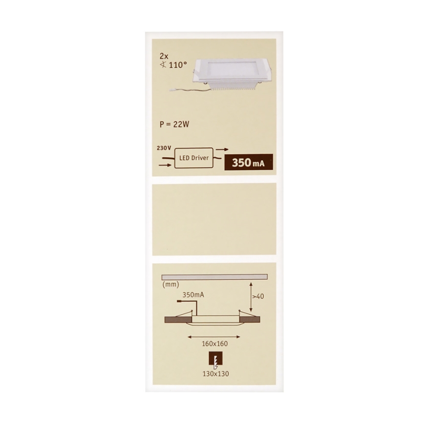 Paulmann 92706 - ΣΕΤ 2xLED/7,5W Χωνευτό φωτιστικό οροφής dimming DECODICE 230V
