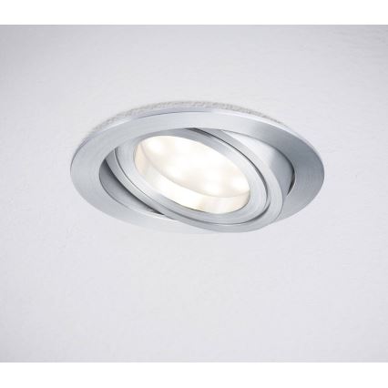 Paulmann 92798 - 1xLED/6,8W IP23 Χωνευτό φωτιστικό μπάνιου COIN 230V