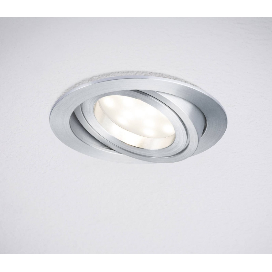 Paulmann 92798 - 1xLED/6,8W IP23 Χωνευτό φωτιστικό μπάνιου COIN 230V