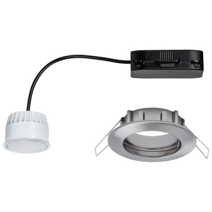 Paulmann 92805 - LED/6,8W IP44 Χωνευτό φωτιστικό μπάνιου COIN 230V