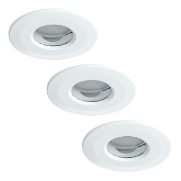 Paulmann 92847 - ΣΕΤ  3xLED/7W IP65  Κρεμαστό φως οροφής μπάνιου LED 230V