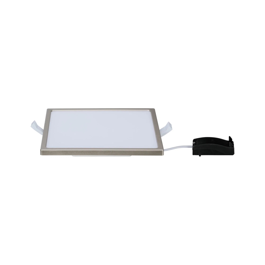 Paulmann 92939 - LED/11W IP44 Ρυθμιζόμενο χωνευτό φωτιστικό οροφής για μπάνιο AREO 230V 18x18 cm ματ χρώμιο