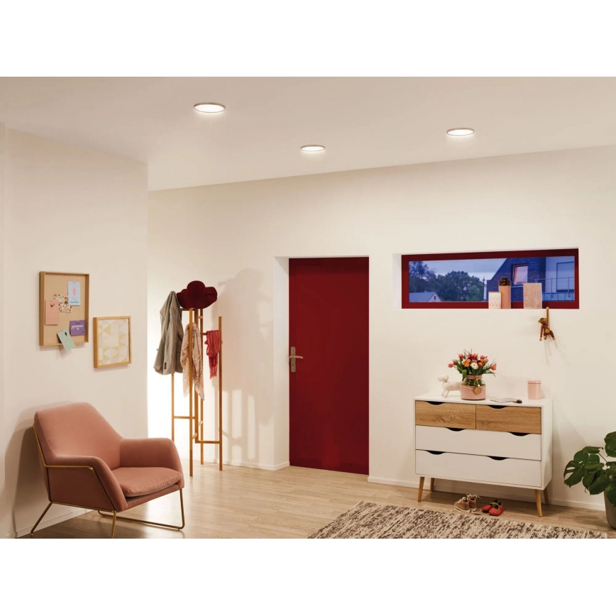 Paulmann 92946 - LED/11W IP23 Εντοιχισμένο φωτιστικό μπάνιου AREO 230V διάμ. 18 cm ματ χρώμιο