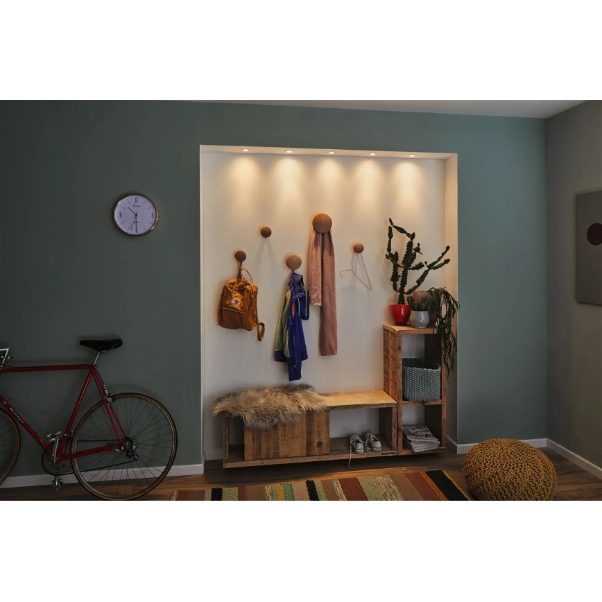Paulmann 92970 - LED/4,2W IP23 Κρεμαστό φωτιστικό οροφής μπάνιου dimmimg COIN 230V