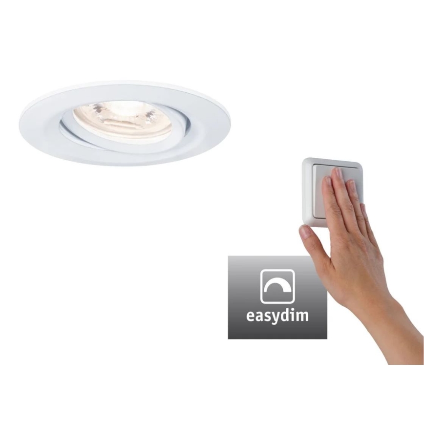 Paulmann 92970 - LED/4,2W IP23 Κρεμαστό φωτιστικό οροφής μπάνιου dimmimg COIN 230V