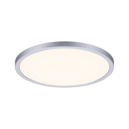 Paulmann 92992 - LED/16W IP44 Εντοιχισμένο φωτιστικό οροφής μπάνιου AREO 230V 2000/3000/4000K διάμ. 23 cm ματ χρώμιο