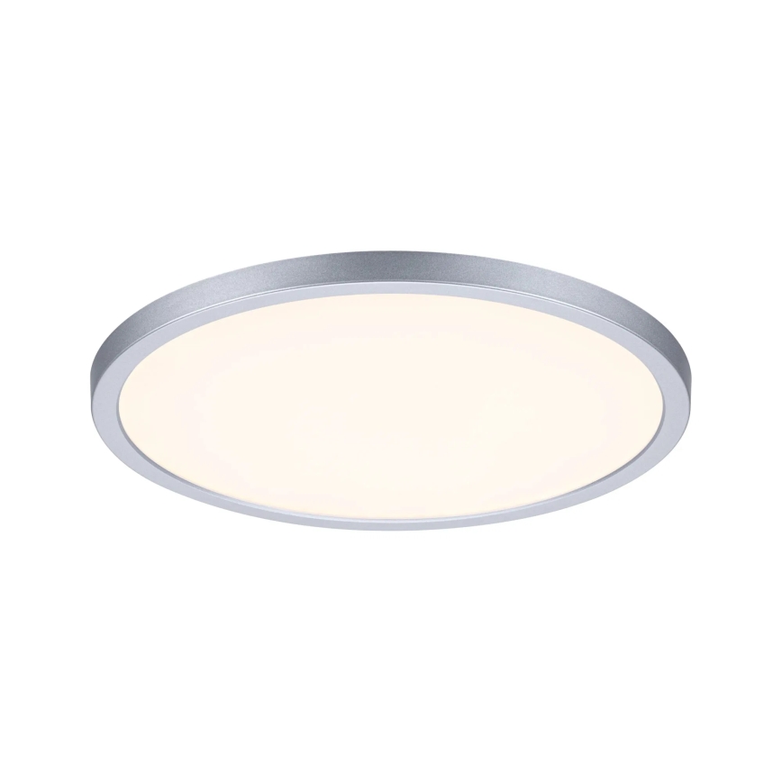 Paulmann 92992 - LED/16W IP44 Εντοιχισμένο φωτιστικό οροφής μπάνιου AREO 230V 2000/3000/4000K διάμ. 23 cm ματ χρώμιο