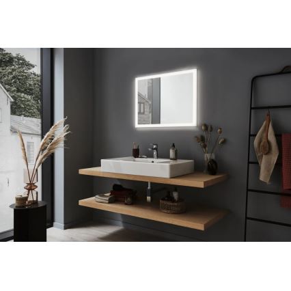 Paulmann 93013 - LED/22W IP44 Dimmable φωτιζόμενος καθρέφτης μπάνιου με οπίσθιο φωτισμό 230V  2700/4000/6500K