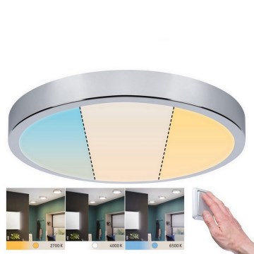 Paulmann 93023 - LED/24W IP44 Οροφιαίο φωτιστικό μπάνιου AVIAR 230V 2700/4000/6500K