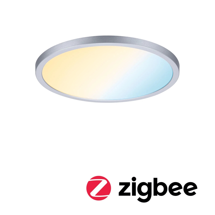 Paulmann 93046 - LED/16W IP44 Ρυθμιζόμενο εντοιχισμένο φωτιστικό μπάνιου AREO 230V 3000-6500K διάμ. 23 cm ματ χρώμιο