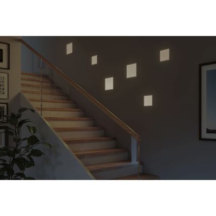 Paulmann 93059 - LED/13W IP44 Ρυθμιζόμενο χωνευτό φωτιστικό οροφής για μπάνιο AREO 230V 17,5x17,5 cm λευκό