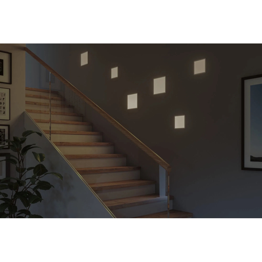 Paulmann 93059 - LED/13W IP44 Ρυθμιζόμενο χωνευτό φωτιστικό οροφής για μπάνιο AREO 230V 17,5x17,5 cm λευκό