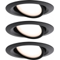 Paulmann 93080 - ΣΕΤ 3xLED/6W IP23 Ρυθμιζόμενο φωτιστικό οροφής μπάνιου COIN 230V