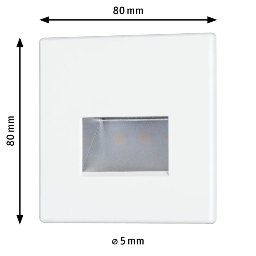 Paulmann 93093 - LED/1,2W Φωτιστικό σκάλας EDGE 230V