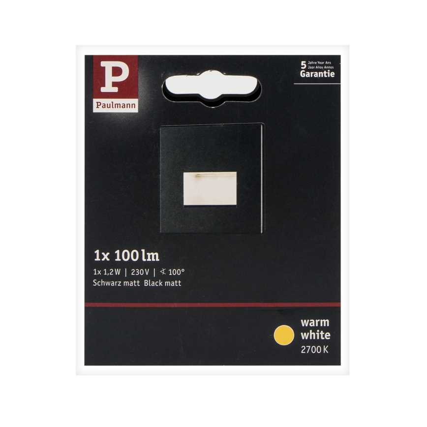 Paulmann 93094 - LED/1,2W Φωτιστικό σκάλας EDGE 230V